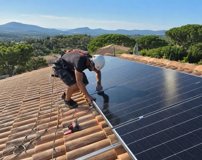 Installateur panneaux solaires Ozenx-Montestrucq — pose photovoltaïque sur toiture