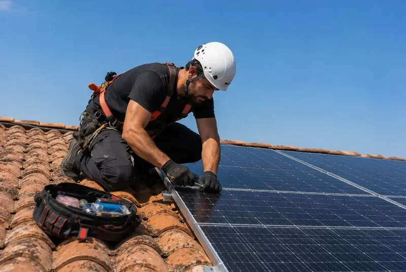 Maintenance et monitoring de panneaux solaires à Ozenx-Montestrucq