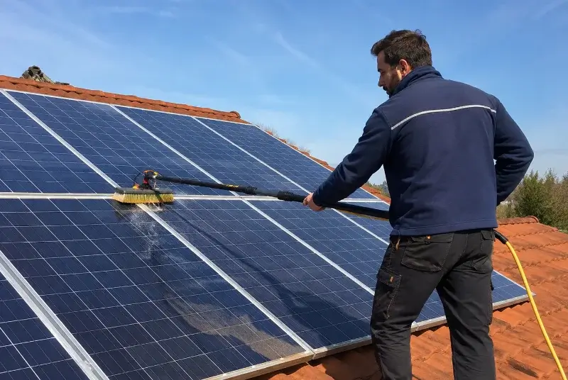 Nettoyage et entretien de panneaux solaires à Ozenx-Montestrucq